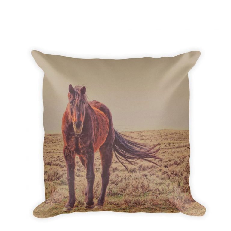 Elegant Horse Poster Pillow