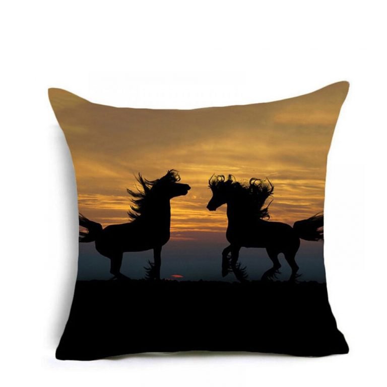 Elegant Horse Poster Pillow