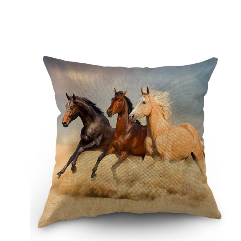 Elegant Horse Poster Pillow