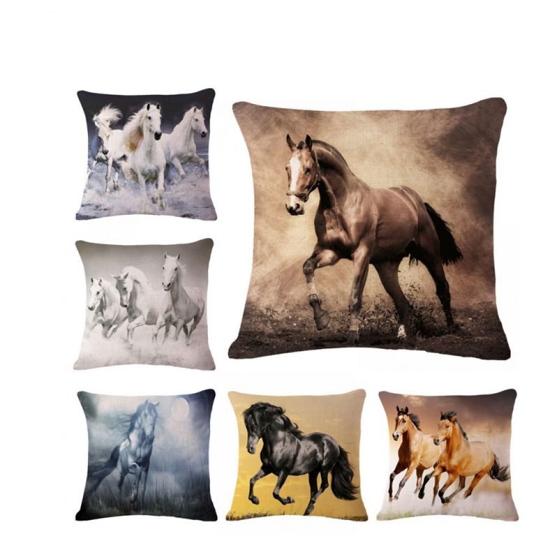 Elegant Horse Poster Pillow